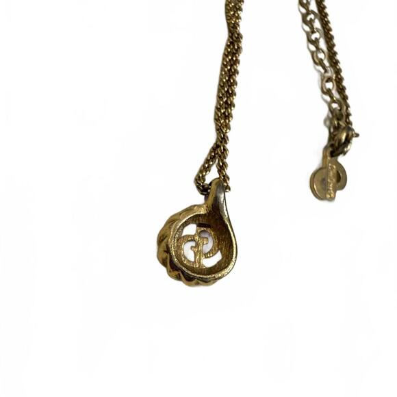 Authentic Christian Dior Gold Plated Necklace- EUC - Picture 4 of 4